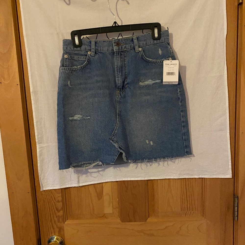 Free People Denim Skirt
